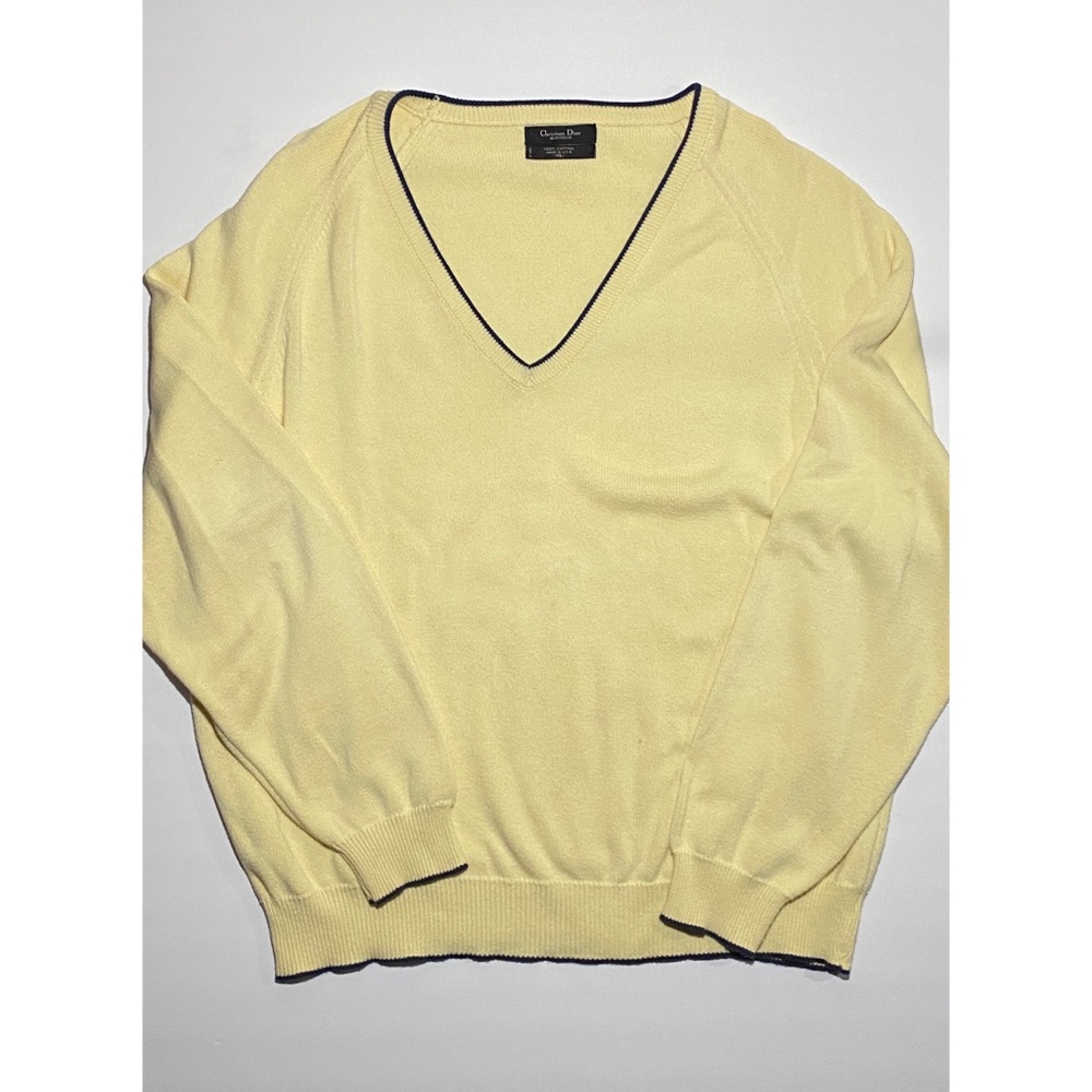 Christian Dior Vintage V-Neck Sweater